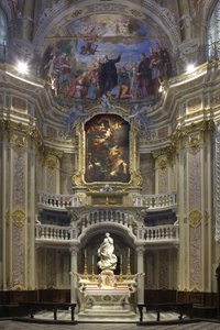 The Immaculate Conception, Santa Maria Immaculate plassert på alteret til det scenografiske kapellet 1669-70 av Pierre Puget