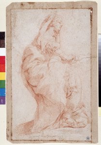Jomfruen og Jesusbarnet (tegning) av Pierre Puget