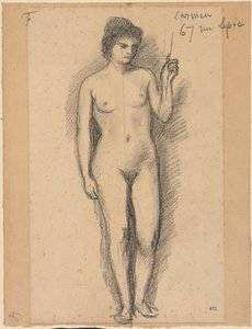 Carmen, siste halvdel av 1800-tallet. av Pierre Puvis de Chavannes