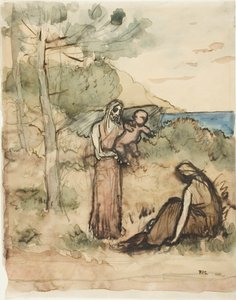 Fiskerfamilien av Pierre Puvis de Chavannes