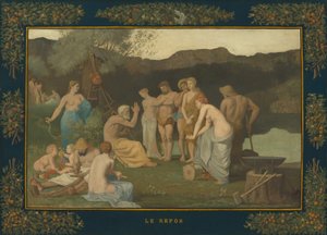 Hvile av Pierre Puvis de Chavannes