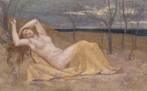 Tamarisk, ca. 1886-87 av Pierre Puvis de Chavannes