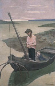Den stakkars fiskeren av Pierre Puvis de Chavannes