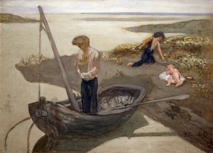 Den fattige fiskeren, 1879 av Pierre Puvis de Chavannes