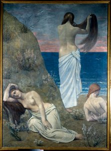 Unge jenter ved havet av Pierre Puvis de Chavannes