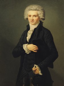 Maximilien de Robespierre (1758-94) 1791 (olje på lerret)