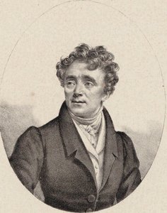 Portrett av operasangeren Louis Antoine Eléonore Ponchard 1787-1866, ca 1835.