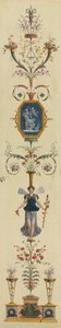 Dekorativt panel, 1790-tallet.