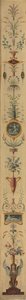Dekorativt panel, 1790-tallet.