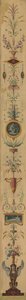 Dekorativt panel, 1790-tallet.