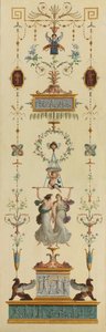 Dekorativt panel, 1790-tallet.