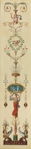 Dekorativt panel, 1790-tallet.