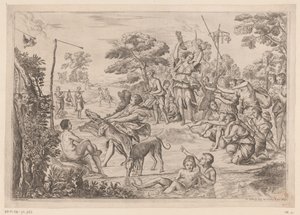 Dianas nymfer Bueskyting av Pierre Scalberge
