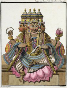 Brahma, hinduistisk skapergud, fra 