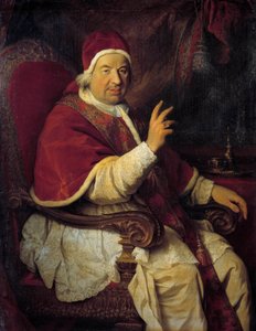 Portrett av pave Benedetto XIV (Benedetto 14 av Pierre Subleyras