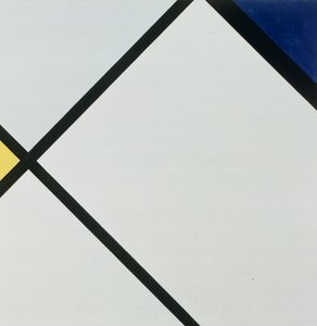 quot;Komposisjon N 1quot; Maleri av Piet Mondrian (1872-1944) 1925 Zürich, Kunsthaus ©DeAgostini/Leemage av Piet Mondrian