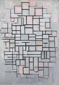 Sammensetning nr. IV av Piet Mondrian