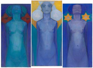 Evolusjon, 1911. av Piet Mondrian