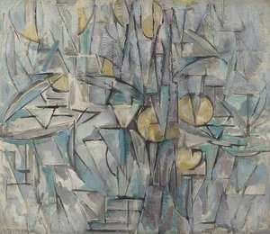 Komposisjon X. 1911 av Piet Mondrian