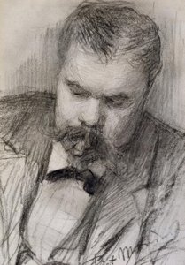 Portrett av Frits Mondrian, 1898, av Piet Mondrian
