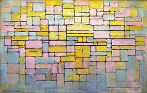 Tabell nr. 2 / Komposisjonsnr. V av Piet Mondrian