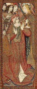 Triumfer til Guds mor eller gullspurver, ca. 1500-02 (teppe)