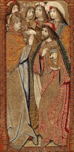 Triumfer til Guds mor eller gullspurver, ca. 1500-02 (teppe)