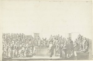 Katolsk nattverd av Pieter Bartholomeusz. Barbiers