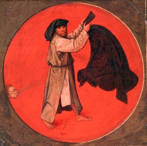 Han rister ut frakken etter vinden, c1558-1560 av Pieter Bruegel the Elder