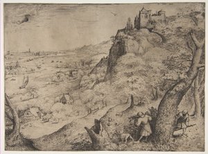 Kaninjakten, 1560. av Pieter Bruegel the Elder