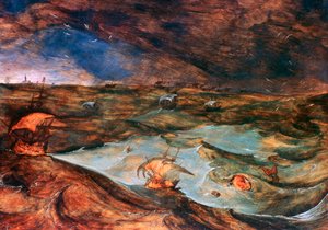 Stormen, 1569 av Pieter Bruegel the Elder