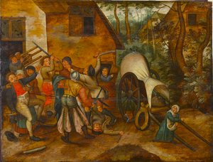 Brawling Peasants and Soldiers, End of 16th cen.    1138848   no       norwegian Successfully Translated  Original: Spinnende herderin met kudde Translat: Spinnende herderin met kudde 1384701 no norwegian Successfully Translated Original: A Harbor with a S av Pieter Brueghel the Younger