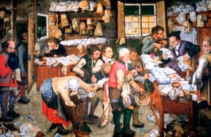 Leiedagen, c1584-1638 av Pieter Brueghel the Younger