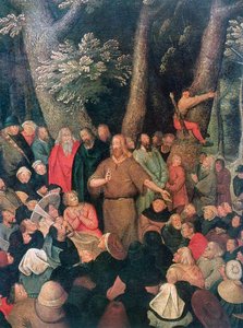 Prekenen til døperen Johannes, 1604 av Pieter Brueghel the Younger