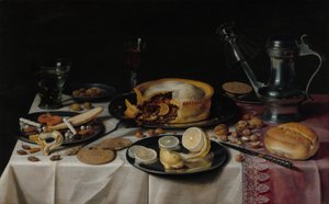Stilleben, ca 1625. av Pieter Claesz
