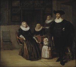 Portrett av en familie, 1661