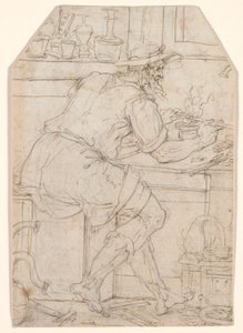 Håndverker på jobb av Pieter Coecke van Aelst