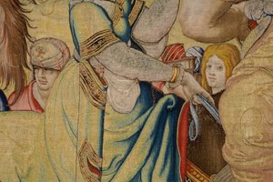 flamsk billedvev. Serie De syv hovedsynder: Forfengelighet (stolthet). Tegneserieskaper Pieter Coecke van Aelst. Atelier i Brussel. ca 1542-1544. av Pieter Coecke van Aelst