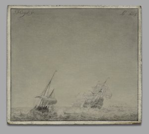 Et stormfullt hav av Pieter Coopse