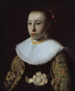Portrett av en ung jente av Pieter Dubordieu