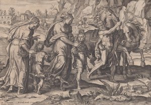Ungdom, fra The Course of Human Life, 1570. av Pieter Furnius