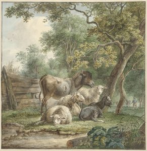 Storfe i en frukthage av Pieter Gerardus van Os