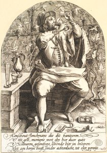 Sir, satire over drukkenskap av Pieter Goos