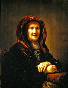 Portrett av en gammel dame av Pieter Harmansz Verelst