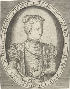 Portrett av Frans II av Frankrike 1544-1560 av Pieter Heyden van der