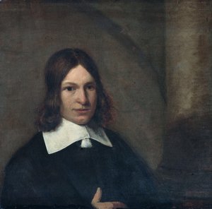 Portrett av en 19 år gammel mann. Selvportrett, 1648-1649.