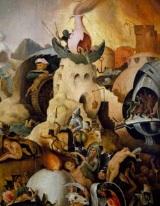 Last Judgment, ca 1554, maleri av Pieter Huys (ca 1520-ca 1584), olje på panel