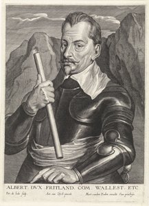 Albrecht av Wallenstein 1583-1634, ca. 1630 av Pieter I Jode de