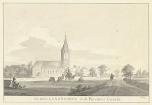 Utsikt over landsbyen Nederlangbroek