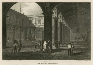 Interiøret til Royal Exchange, London